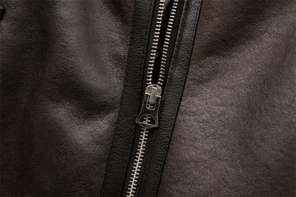 ZVRI 2023 nueva moda mujer gruesa cálida chaqueta de piel de oveja sintética abrigo Vintage de manga larga cinturón dobladillo exterior femenino