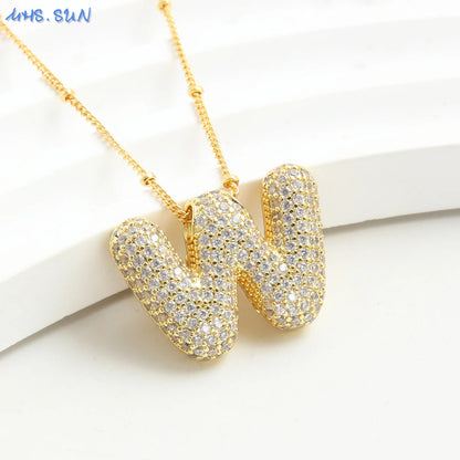 Collar Con Letra De Globo