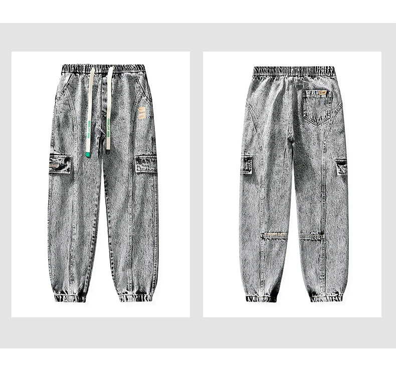 Pantalón de estilo Hip Hop con cintura elástica