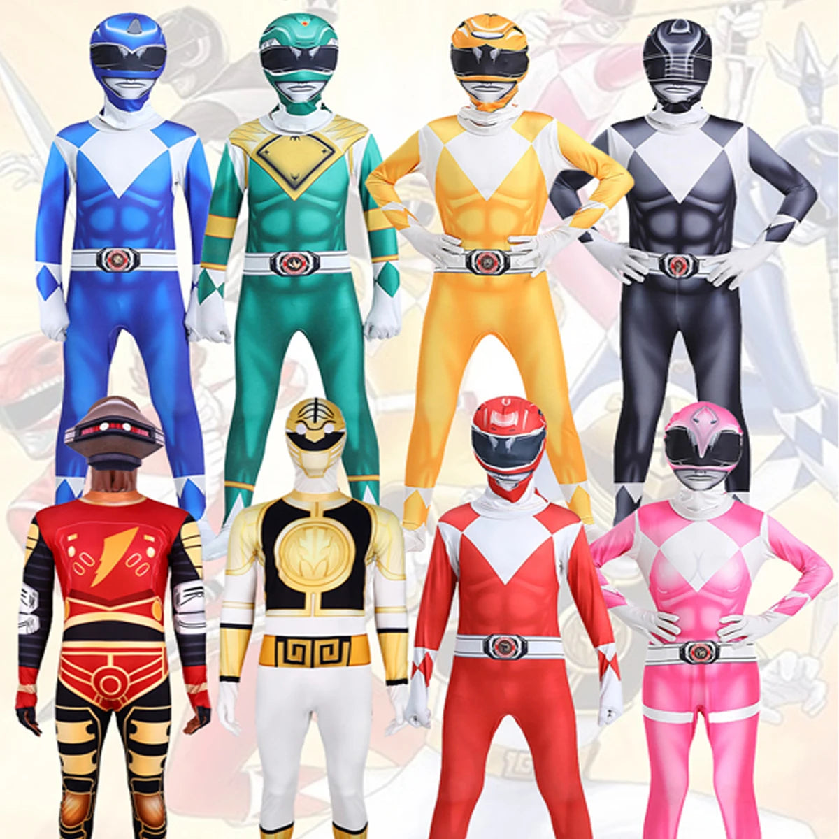 Disfraz de Power Rangers