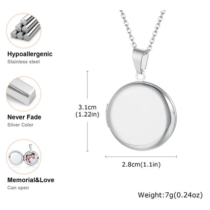 Collar con Relicario de Corazón - Diseño 10