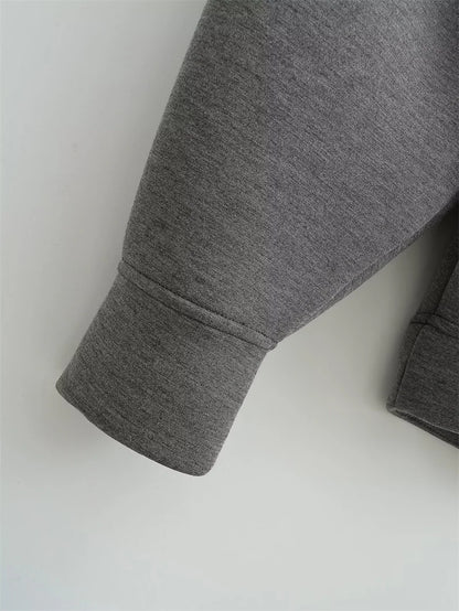 Sudadera con Capucha y Cremallera
