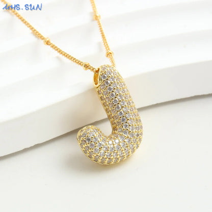 Collar Con Letra De Globo
