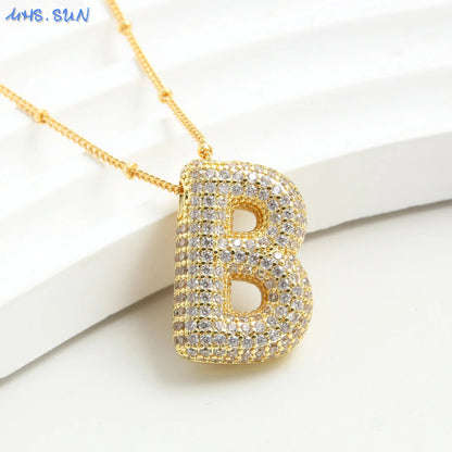 Collar Con Letra De Globo