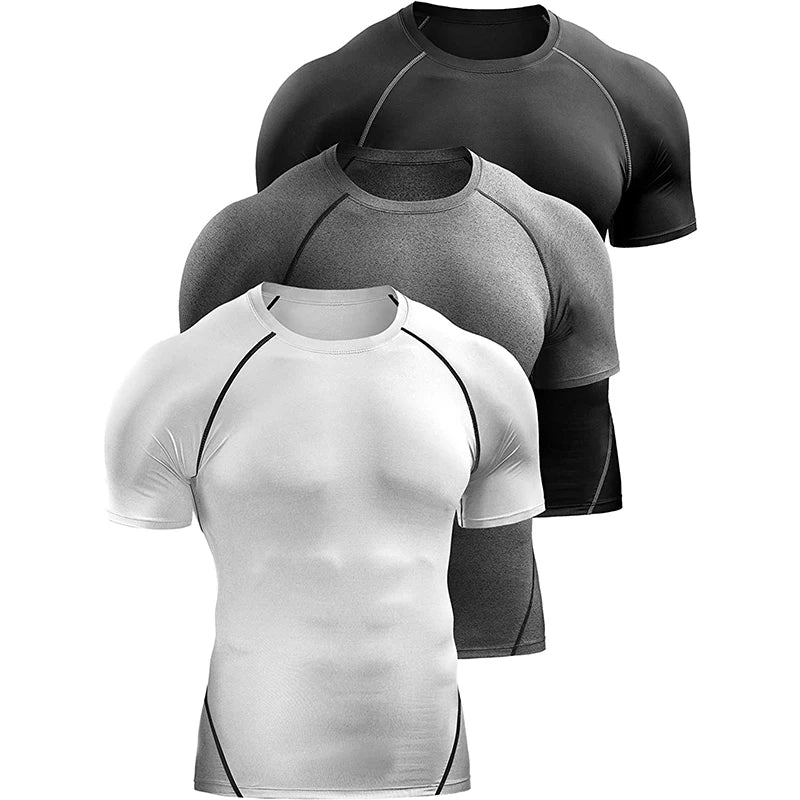 Camiseta de Compresión Lisa para Hombre - foto 2