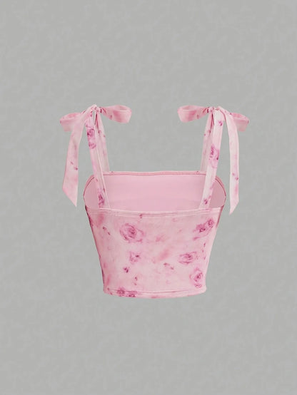 Top Corto Con Tirantes