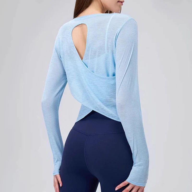 Blusa de Manga Larga Transpirable