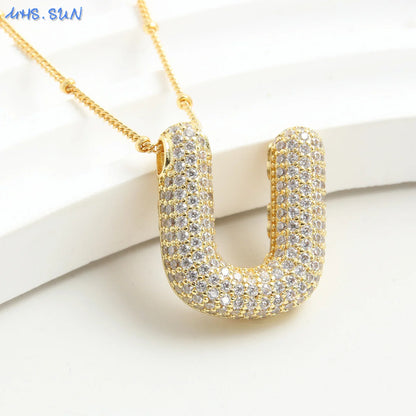 Collar Con Letra De Globo