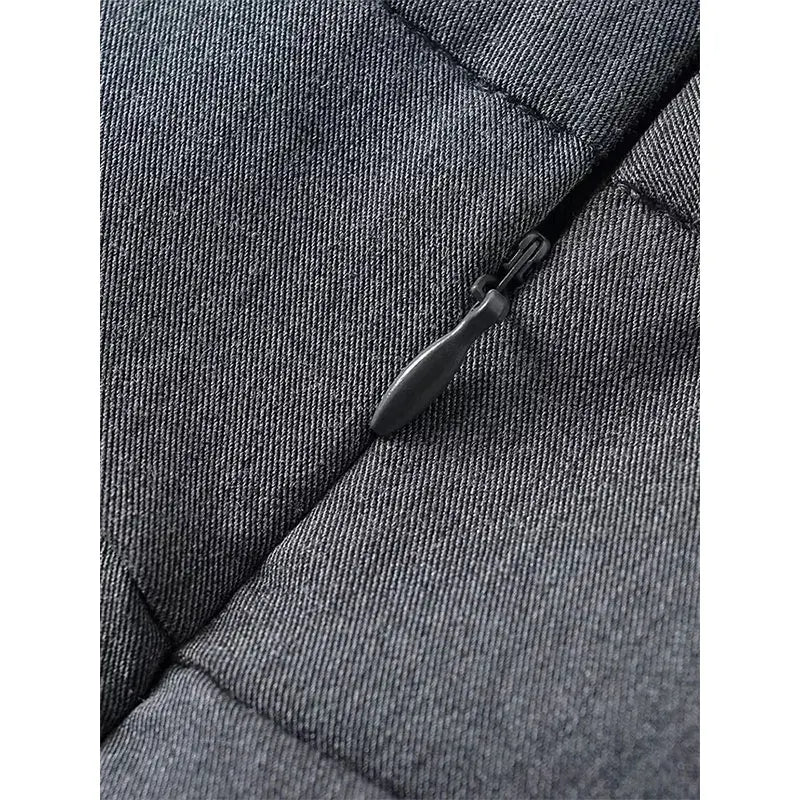 Minifalda Acampanada con Cremallera