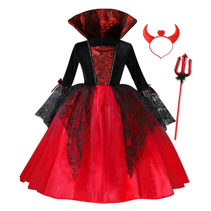 Disfraz de Vampiresa para Niñas