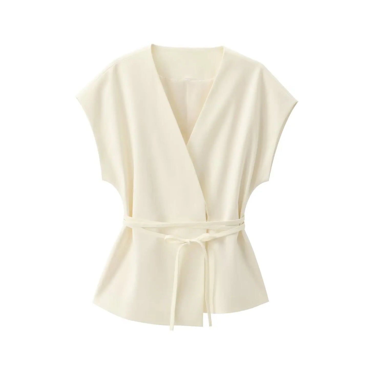 Conjunto de Pantalón y Top sin Mangas con Cuello en V