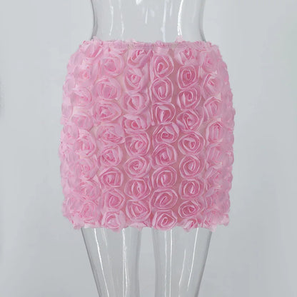 Minifalda con Flores