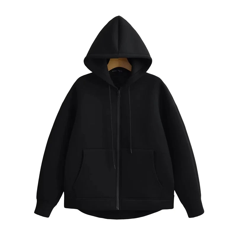 Sudadera con Capucha y Cremallera