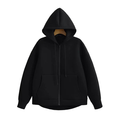 Sudadera con Capucha y Cremallera
