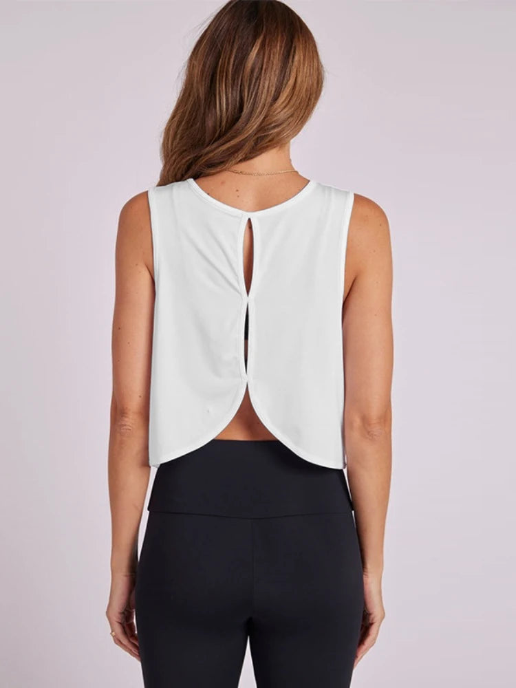 Camiseta sin Mangas de Yoga