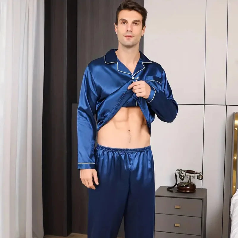 Pijama Lisa de Manga Larga