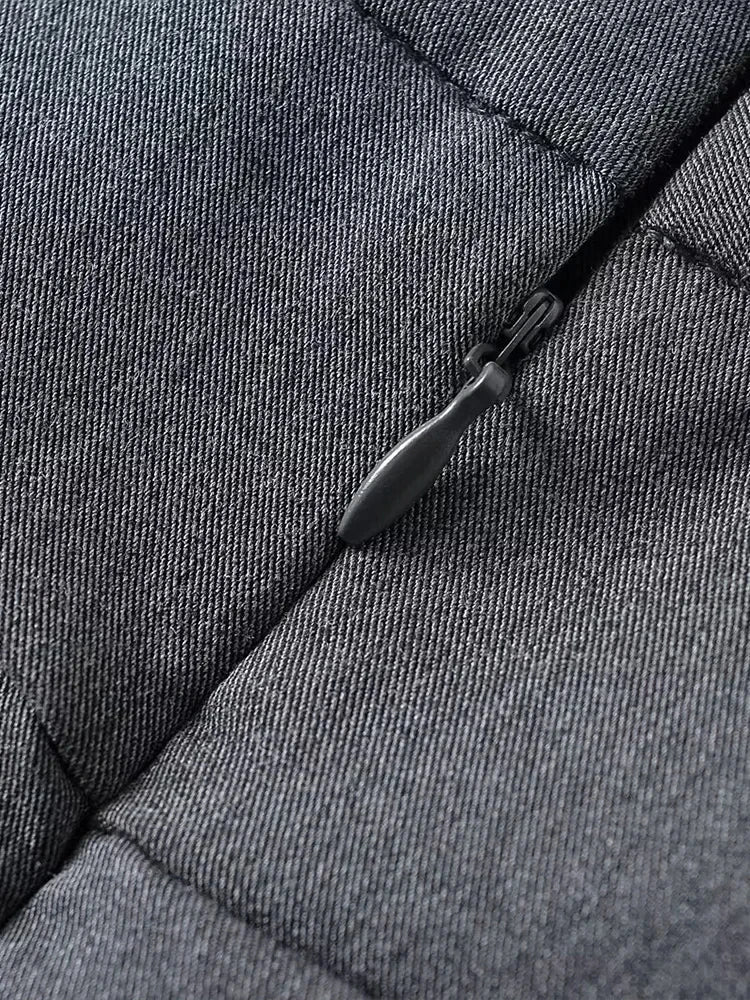 Minifalda Acampanada con Cremallera