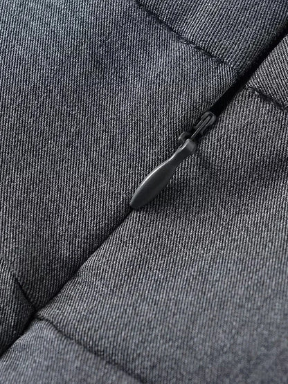 Minifalda Acampanada con Cremallera