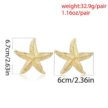 Pendientes De Estrella De Mar