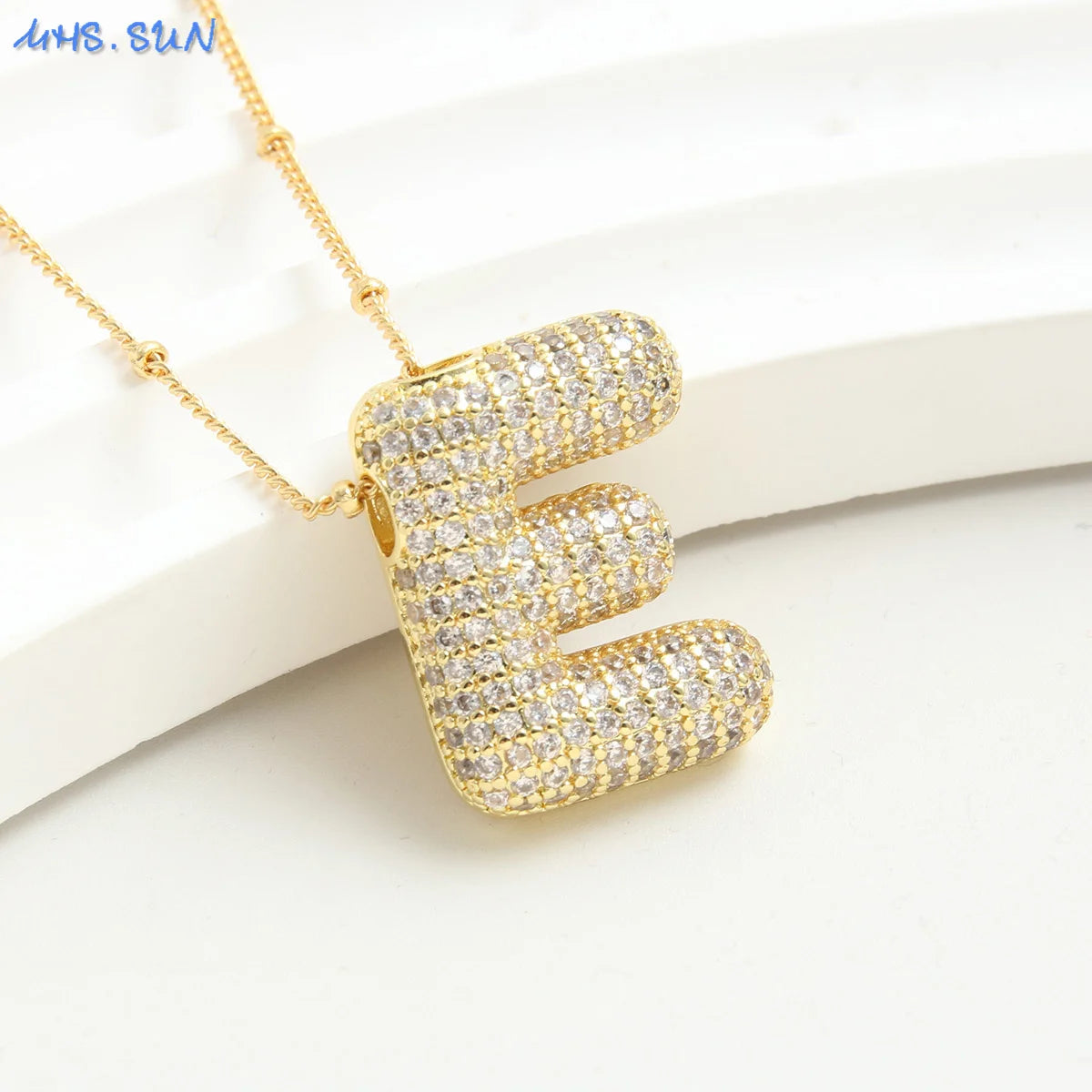 Collar Con Letra De Globo