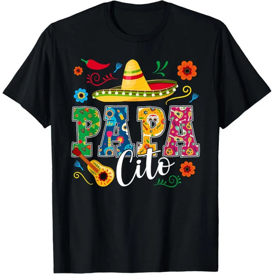 Camiseta con Diseño de Flores de Papacito
