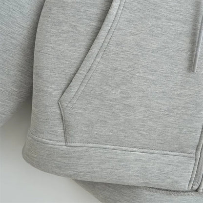 Sudadera con Capucha y Cremallera