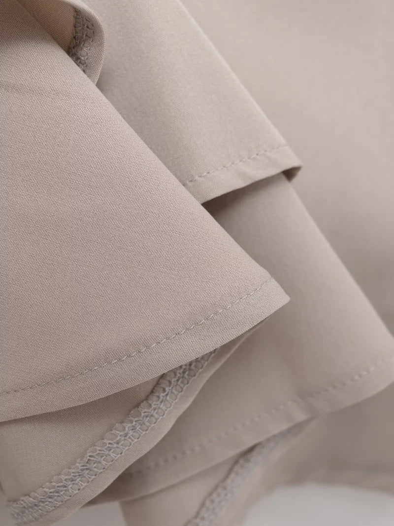 Falda Corta de Cintura Media