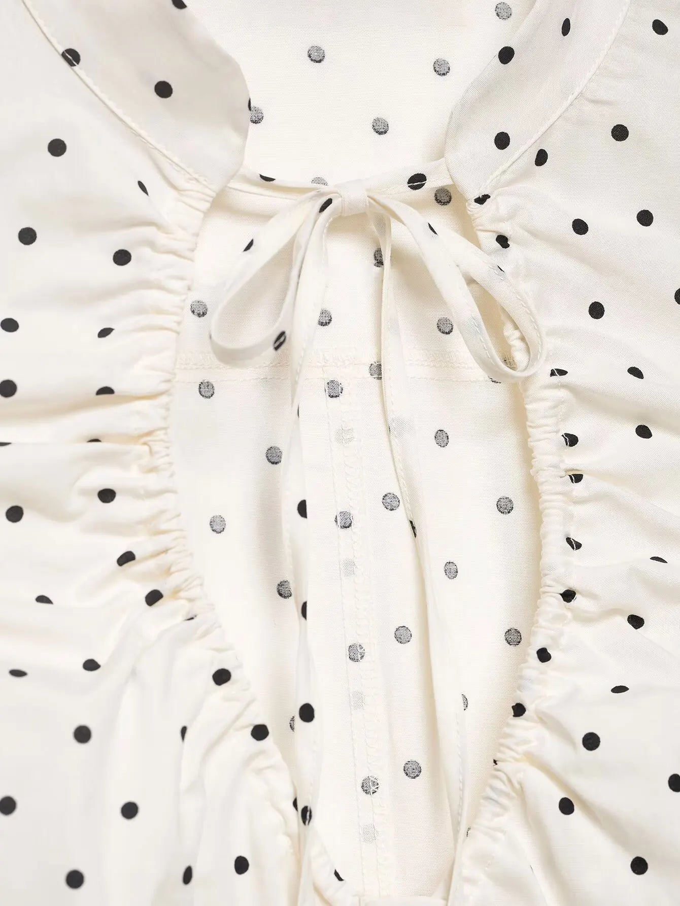Blusa Con Estampado de Lunares