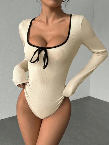 Blusa Manga Larga Con Moñito