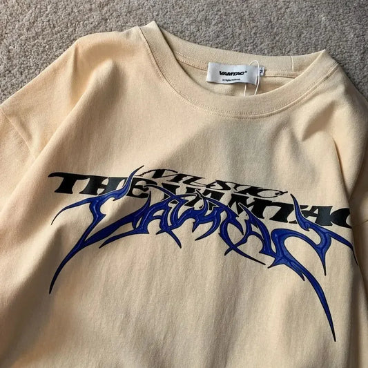 Camiseta  de manga corta de Hip Hop