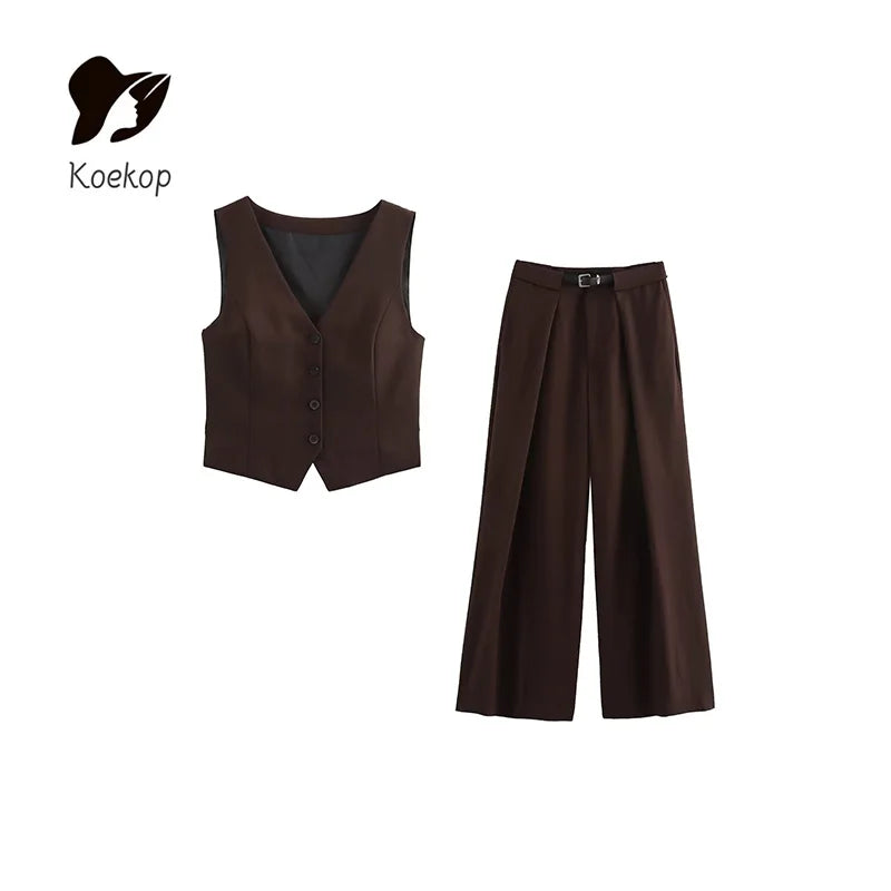 Conjunto de Chaleco y Pantalon