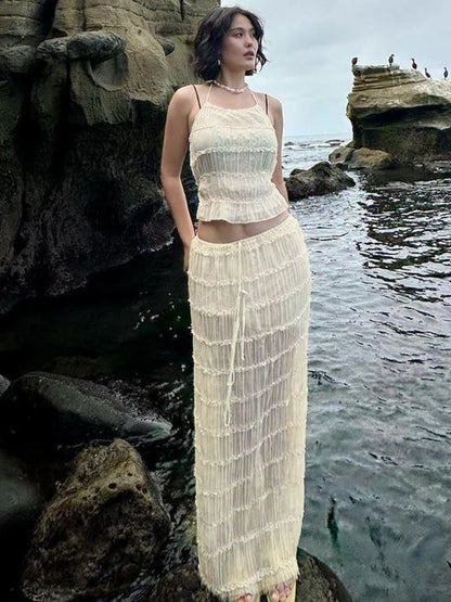 Conjunto Con Espalda Descubierta