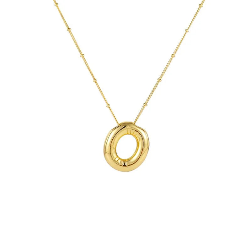 Collar Con Colgante De Letra