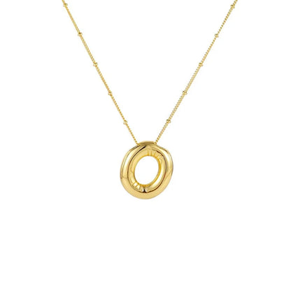 Collar Con Colgante De Letra