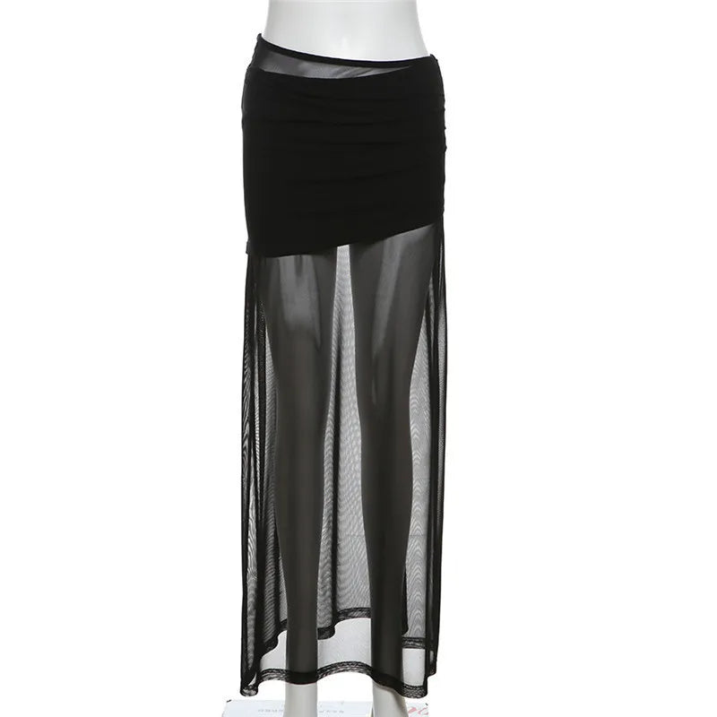 Falda Larga de Malla