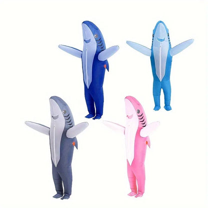 Traje Inflable con Diseño de Tiburón