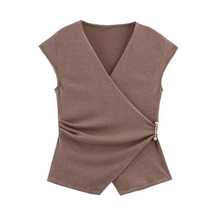 Conjunto de Top sin Mangas y Pantalon