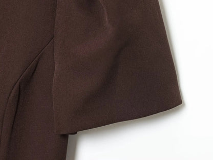 Minivestido Elegante De Manga Corta