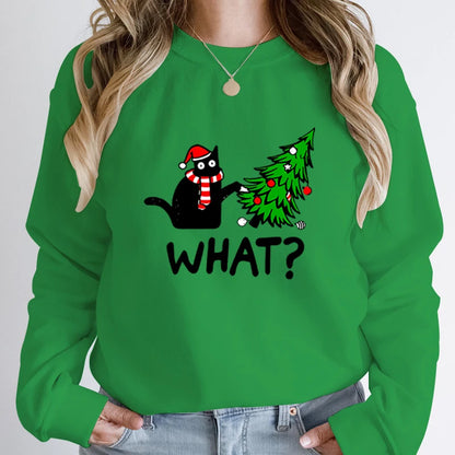 Sueter Navideño con diseño de Gato