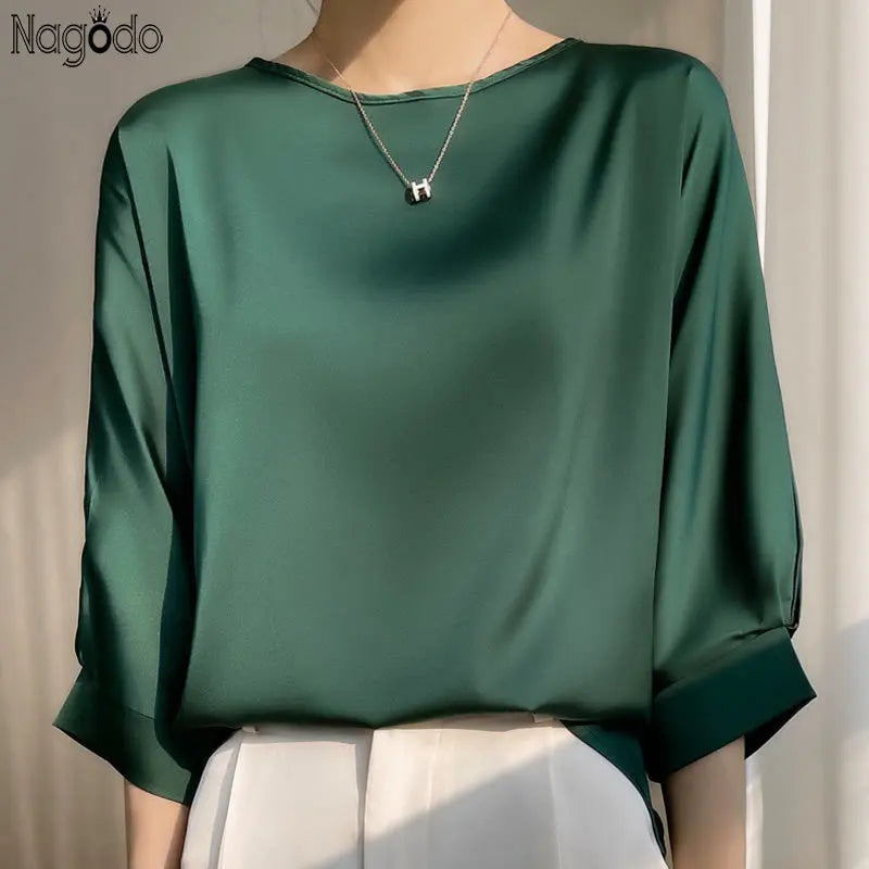 Blusa Satinada