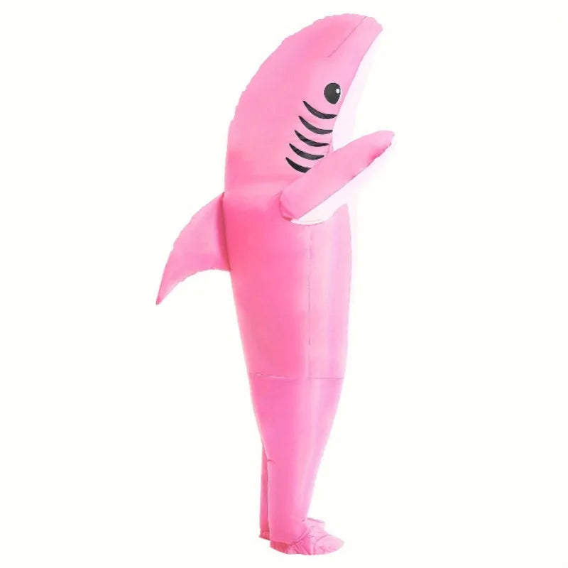 Traje Inflable con Diseño de Tiburón