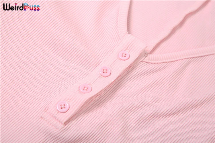 Mono de Cuello Bajo con Botones