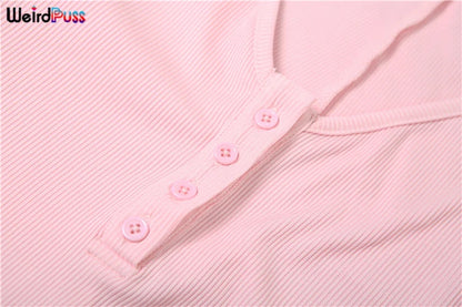 Mono de Cuello Bajo con Botones