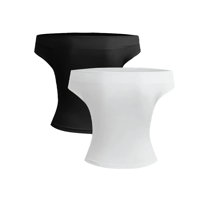 Conjunto de 2 Piezas de Top Asimétrico