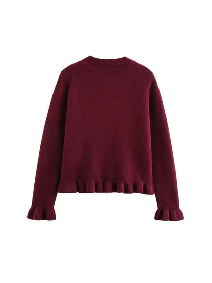 Cárdigan con Volantes