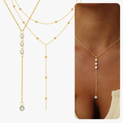 Collar Largo En Forma de Y