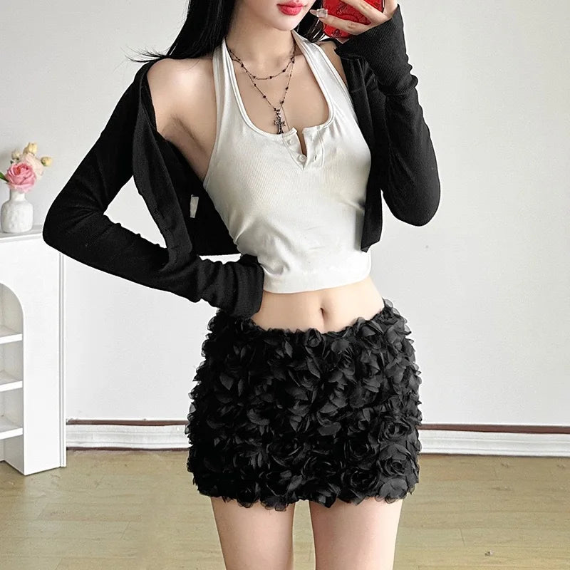 Minifalda con Flores