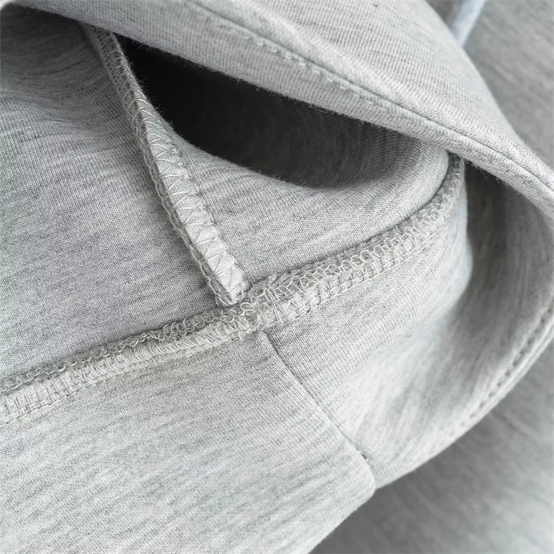 Sudadera con Capucha y Cremallera