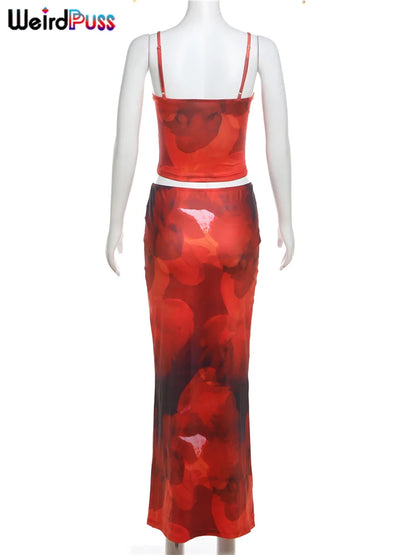 Conjunto Con Estampado Tie-Dye