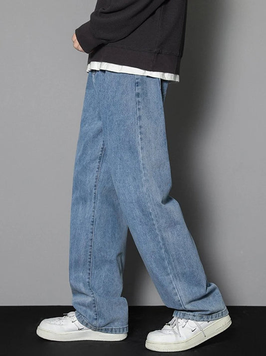 Pantalones de Mezclilla Rectos